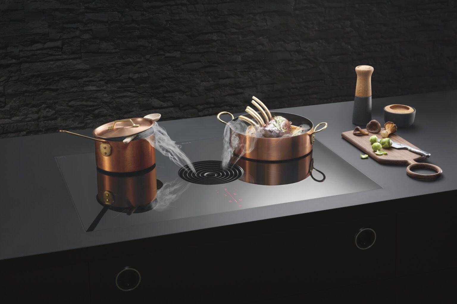 BORA PURE 76cm Induction Cooktop with Externally Ducted Integrated