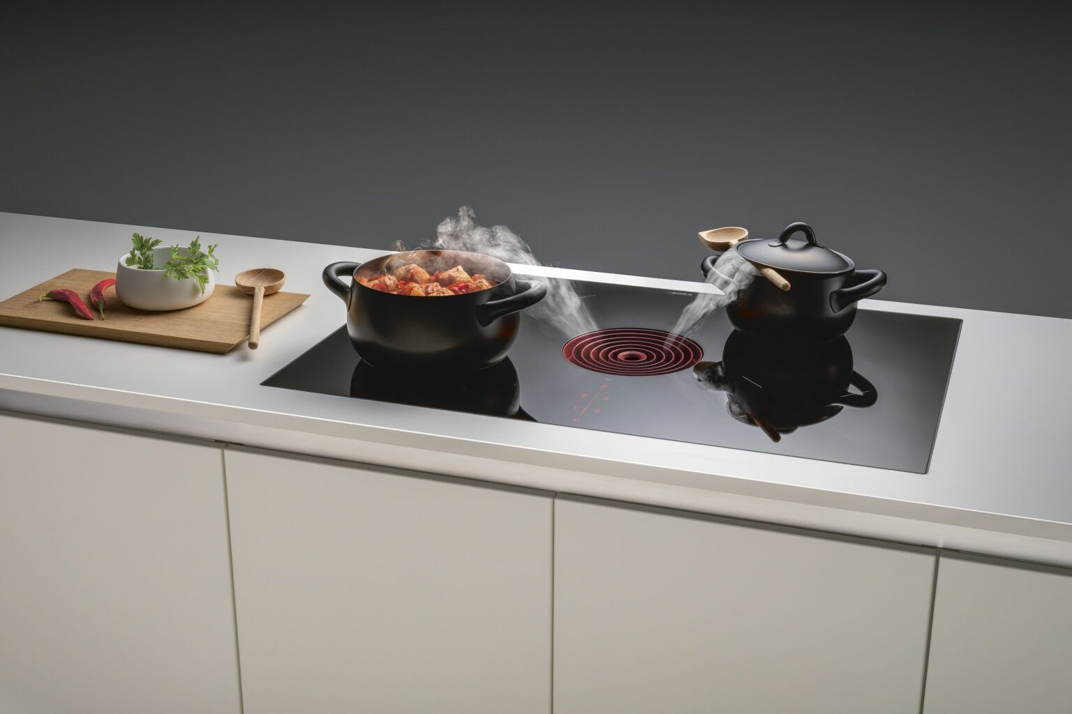 BORA PURE 76cm Induction Cooktop with Externally Ducted Integrated