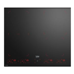Beko 60cm Glass Induction Cooktop - Black Ceramic