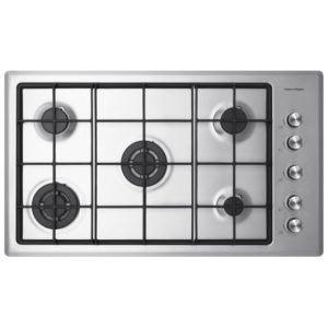 Fisher & Paykel 90cm 5 Burner Cooktop - Stainless Steel