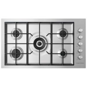 Fisher & Paykel 90cm Gas Cooktop - Stainless Steel