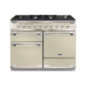 Falcon Elise 110cm 6 Burner Dual Fuel Cooker - Cream and Nickel