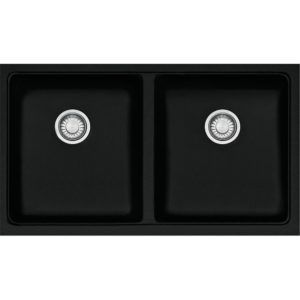 Franke Kubus Double Bowl Sink - Black