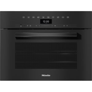 Miele 45cm Vitroline Compact Combination Steam Oven - Obsidian Black