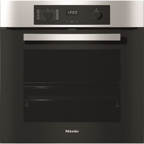 Miele 60cm Pureline Built - In Pyrolytic Electric Oven - Clean Steel