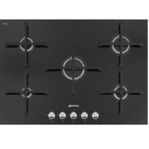 Smeg 72cm Linea 5 Burner Gas Ceramic Cooktop
