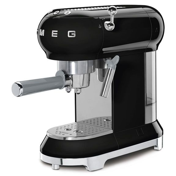 Smeg Retro Style Espresso Machine - Black