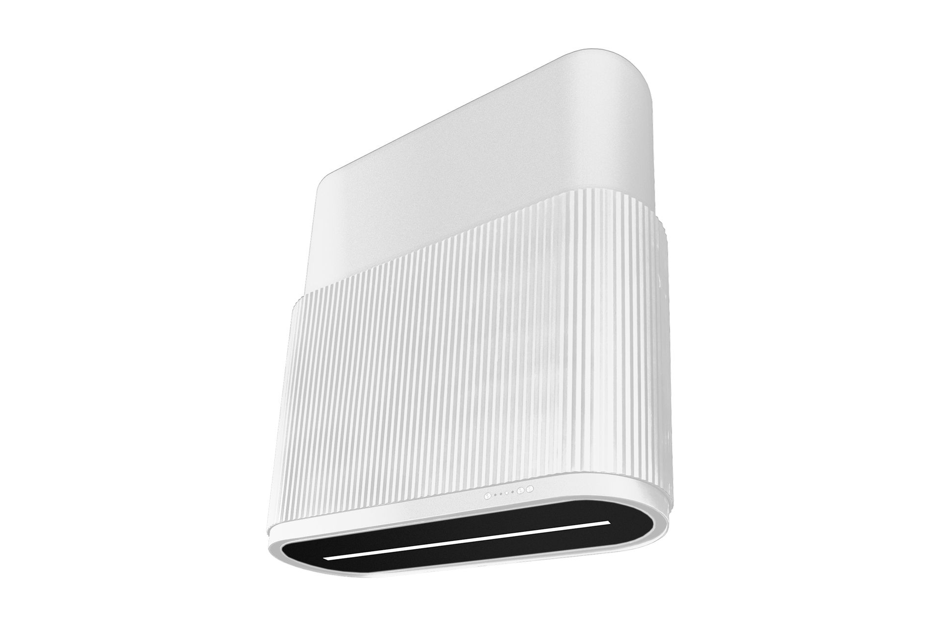 Schweigen Design 900mm Aura-W White Island Rangehood (Non-Silent) - SDISAU-9-WHT