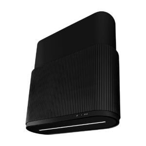 Schweigen Design 900mm Aura-W Black Island Rangehood (Non-Silent) - SDISAU-9-BLK