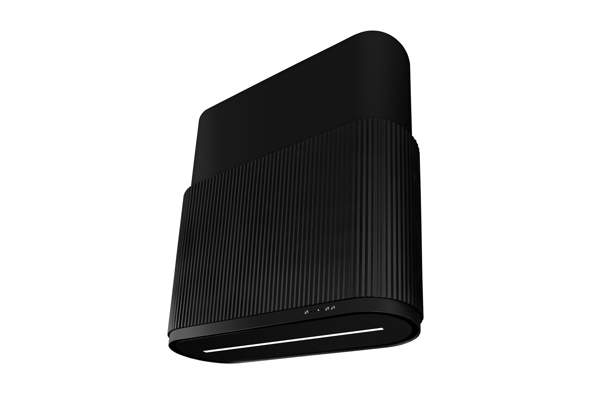 Schweigen Design 900mm Aura-W Black Island Rangehood (Non-Silent) - SDISAU-9-BLK