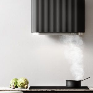 Schweigen Design 900mm Aura Black Wallmount Rangehood (Non-Silent) - SDAURA-9-BLK
