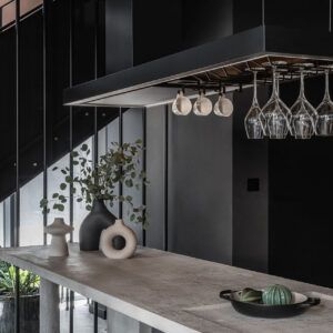 Schweigen Design 1800mm Nexus Black Island Rangehood (Non-Silent) - SDNEXUS-18-BLK