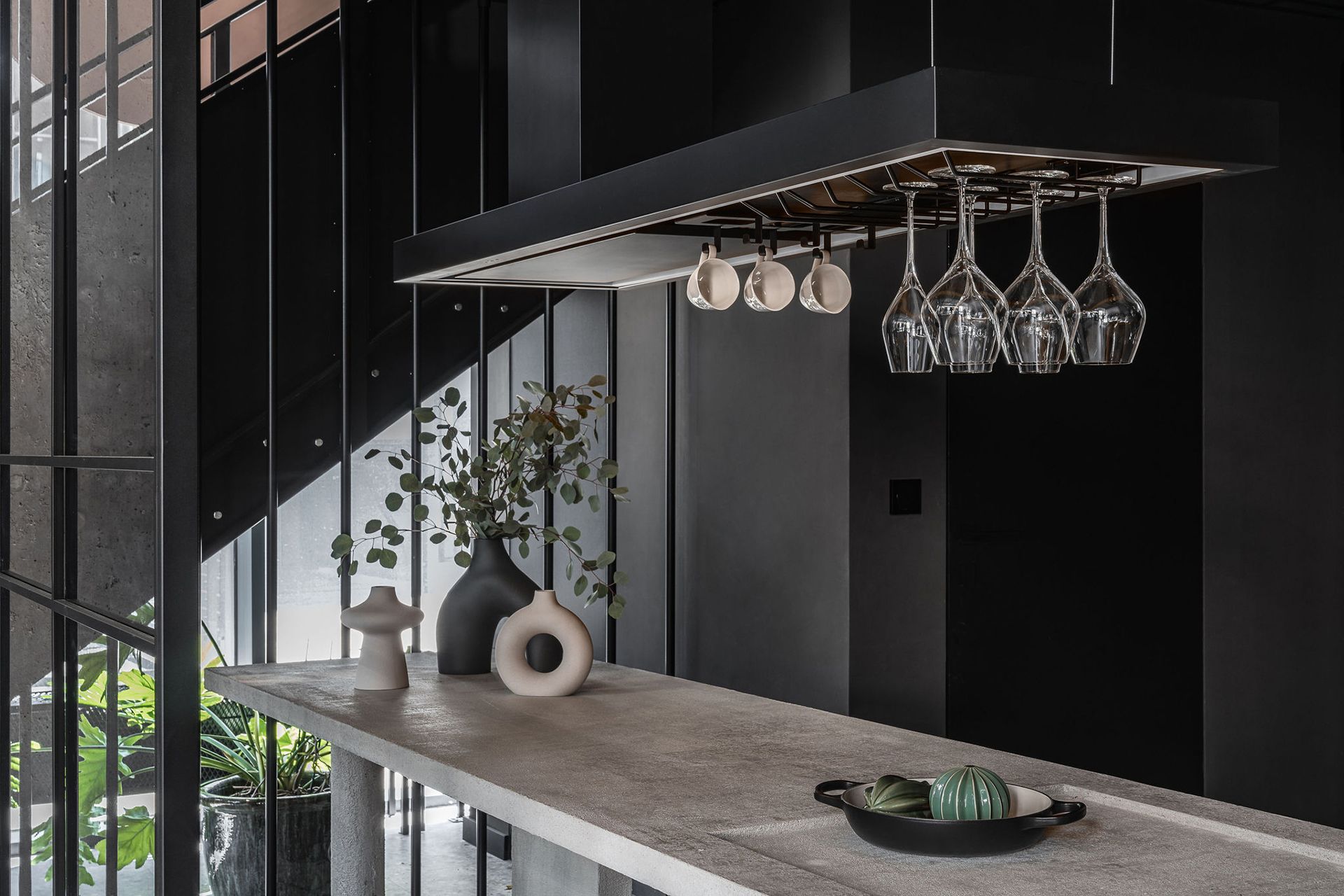Schweigen Design 1800mm Nexus Black Island Rangehood (Non-Silent) - SDNEXUS-18-BLK