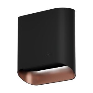 Schweigen Design 900mm Harmonia Black/Copper Wallmount Rangehood (Non-Silent) - SDHARM-9-BLK/COP