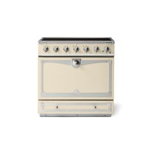 LaCornue Albertine 90cm Induction Cooker - Morning Dew with Brushed Nickel & Stainless Steel Trim