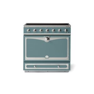 LaCornue Albertine 90cm Induction Cooker - Ocean with Brushed Nickel & Stainless Steel Trim
