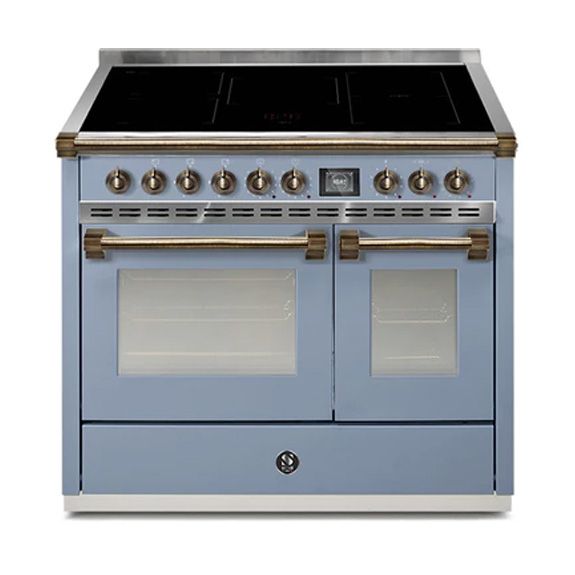 Steel Ascot 100cm Upright Induction Cooker with Combi-Steam Dual Oven ...