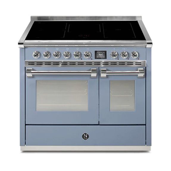 Steel Ascot 100cm Upright Induction Cooker with Combi-Steam Dual Oven ...