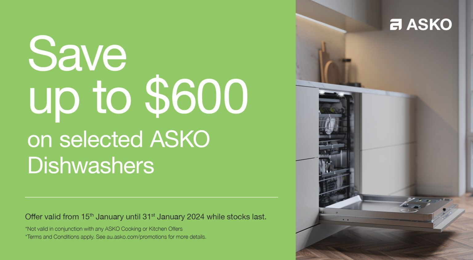 ASKO Dishwasher Sale Whitfords Home Appliances