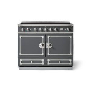 LaCornue Cornufé 110cm Induction Cooker - Graphite with Brushed Nickel & Stainless Steel Trim