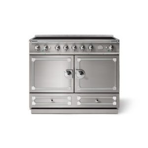 LaCornue Cornufé 110cm Induction Cooker - Stainless Steel with Polished Chrome & Stainless Steel Trim