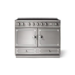 LaCornue Cornufé 110cm Induction Cooker - Stainless Steel with Brushed Nickel & Stainless Steel Trim