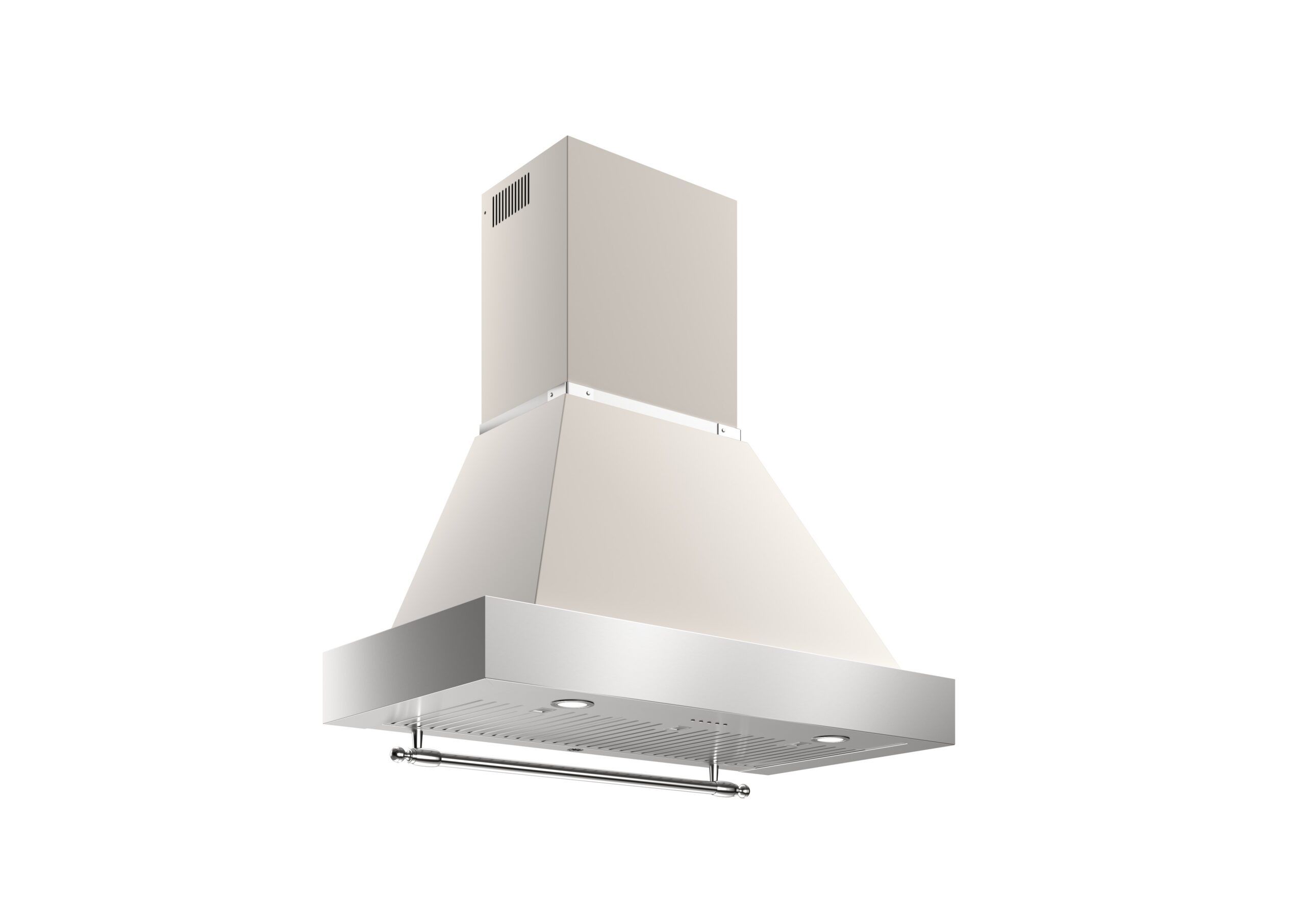Bertazzoni Heritage Series 100cm Canopy - Ivory/Stainless Steel