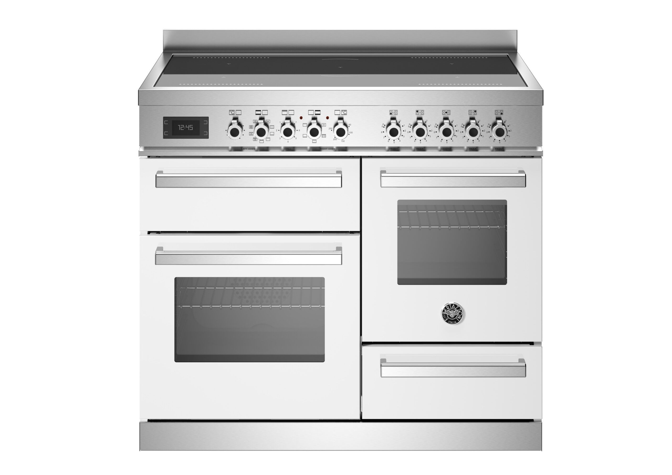 Bertazzoni Professional 100cm Induction Triple Oven Cooker - White