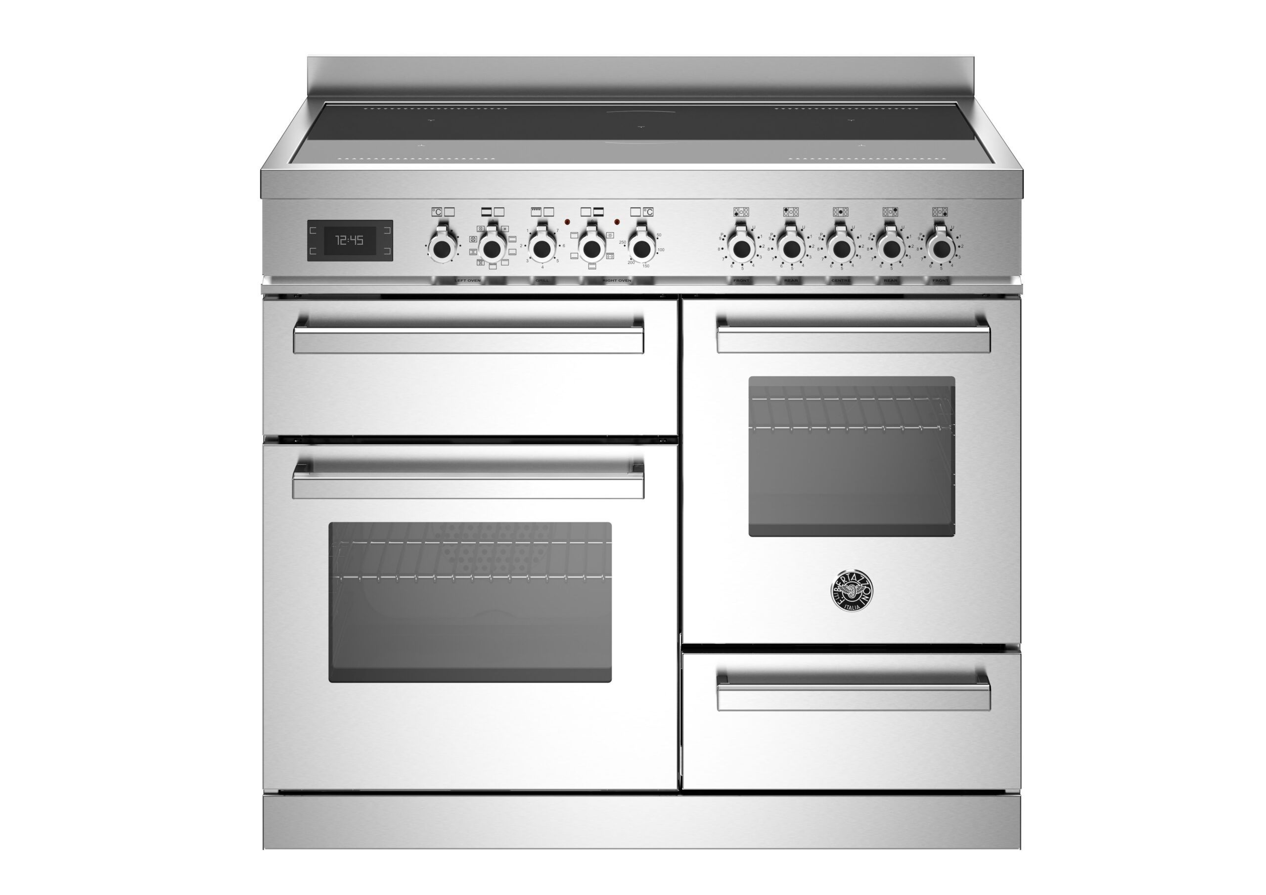 Bertazzoni Professional 100cm Induction Triple Oven Cooker - SS