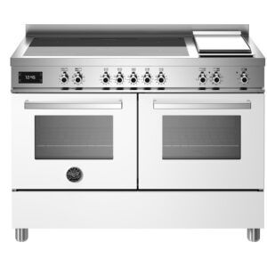 Bertazzoni Professional Series 120cm Induction Double Oven Cooker-White