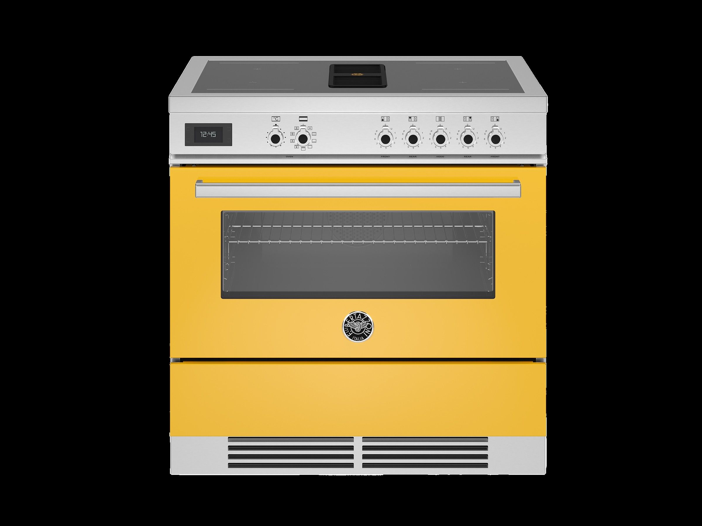 Bertazzoni Professional AirTec 90cm Induction Cooker - Yellow