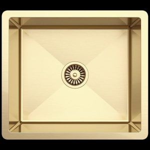 Oliveri Spectra Single Bowl Sink - Brushed Gold