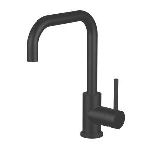 Abey Gareth Ashton Lucia Square Side Lever Mixer - Black