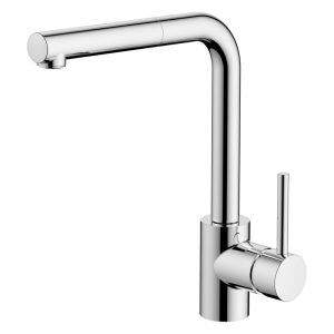 Abey Gareth Ashton Lucia Pull Out Kitchen Mixer - Stainless Steel