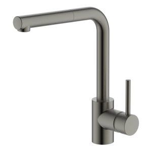 Abey Lucia Pullout Kitchen Mixer - Gun Metal