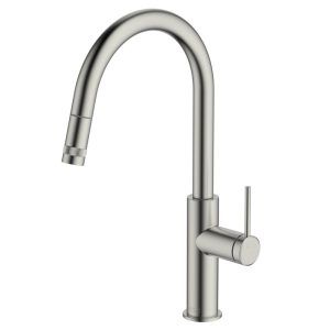 ABEY Poco Pullout Kitchen Mixer Brushed Nickle