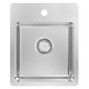 Abey 320 X 320 Bar Sink with Tap Ledge Bowl - Stainless Steel