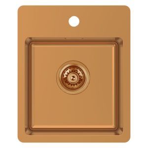 ABEY Bar Sink With Tap Ledge - Artisan Copper