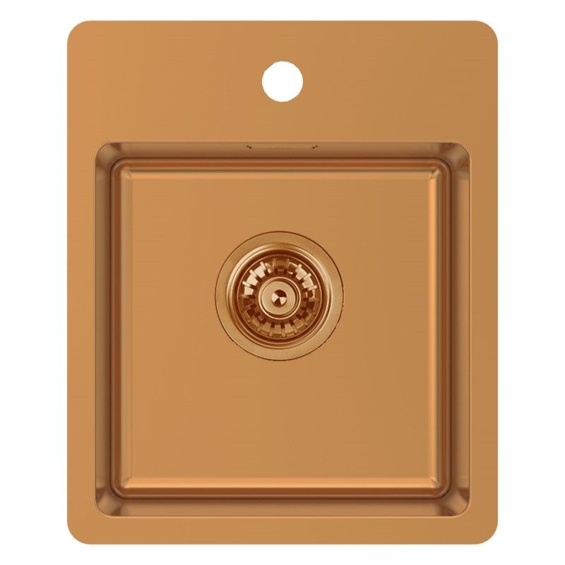 ABEY Bar Sink With Tap Ledge - Artisan Copper