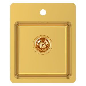 ABEY Bar Sink With Tap Ledge - Eureka Gold