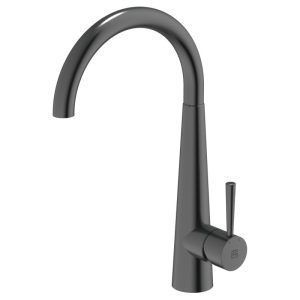 ABEY Goose Neck Bar Sink Mixer Black Pearl