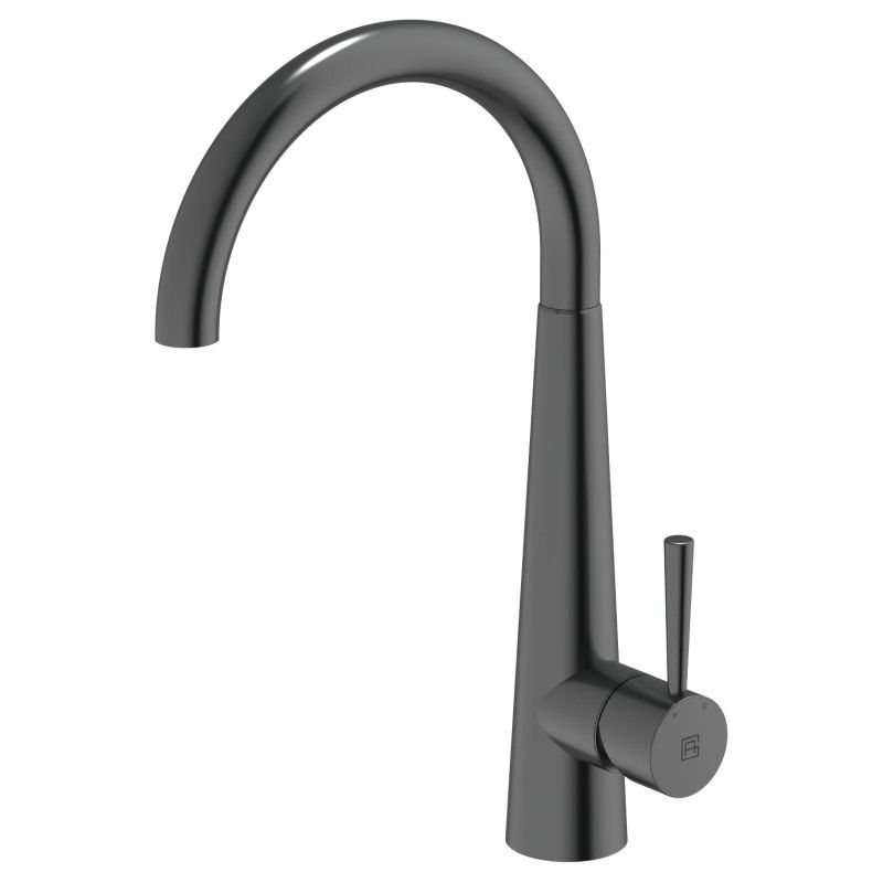 ABEY Goose Neck Bar Sink Mixer Black Pearl