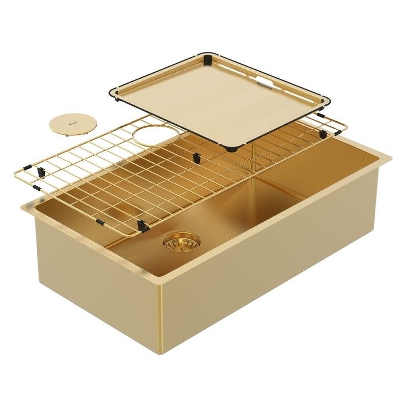 ABEY Piazza Sgl Bwl 770X445 + Acc - Eureka Gold