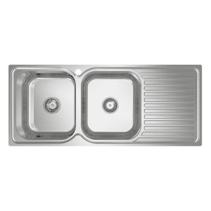 ABEY Double Bowl Single Drainer