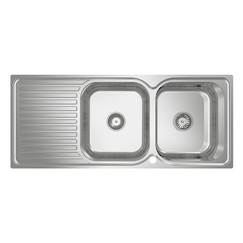 ABEY Double Bowl Single Drainer