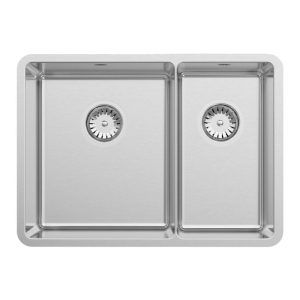 Abey Lucia 1 & 1/3 Bowl Sink - Stainless Steel