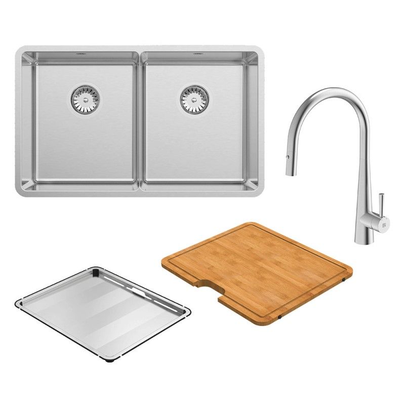 ABEY LUA200 Sink + Acc + KTA014-BR Tap