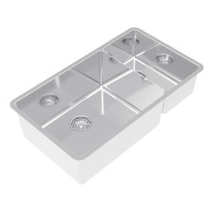 Abey Lucia DBL Bowl Sink - Stainless Steel