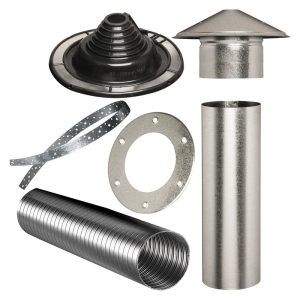 ABEY Rangehood Flue Kit 125MM Tile Accessories