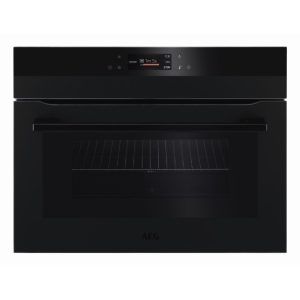 AEG 60cm Compact CombiQuick Microwave Oven - Black